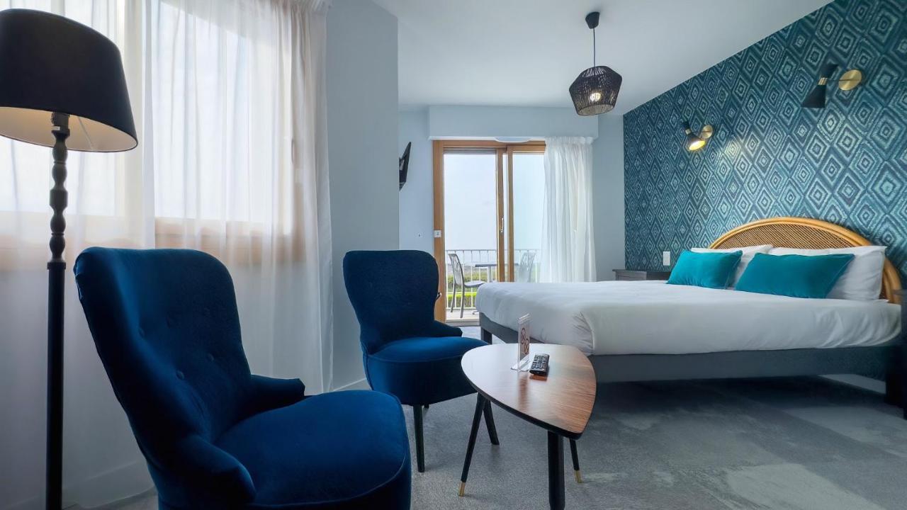 Hotel L'Albatros Damgan Bagian luar foto