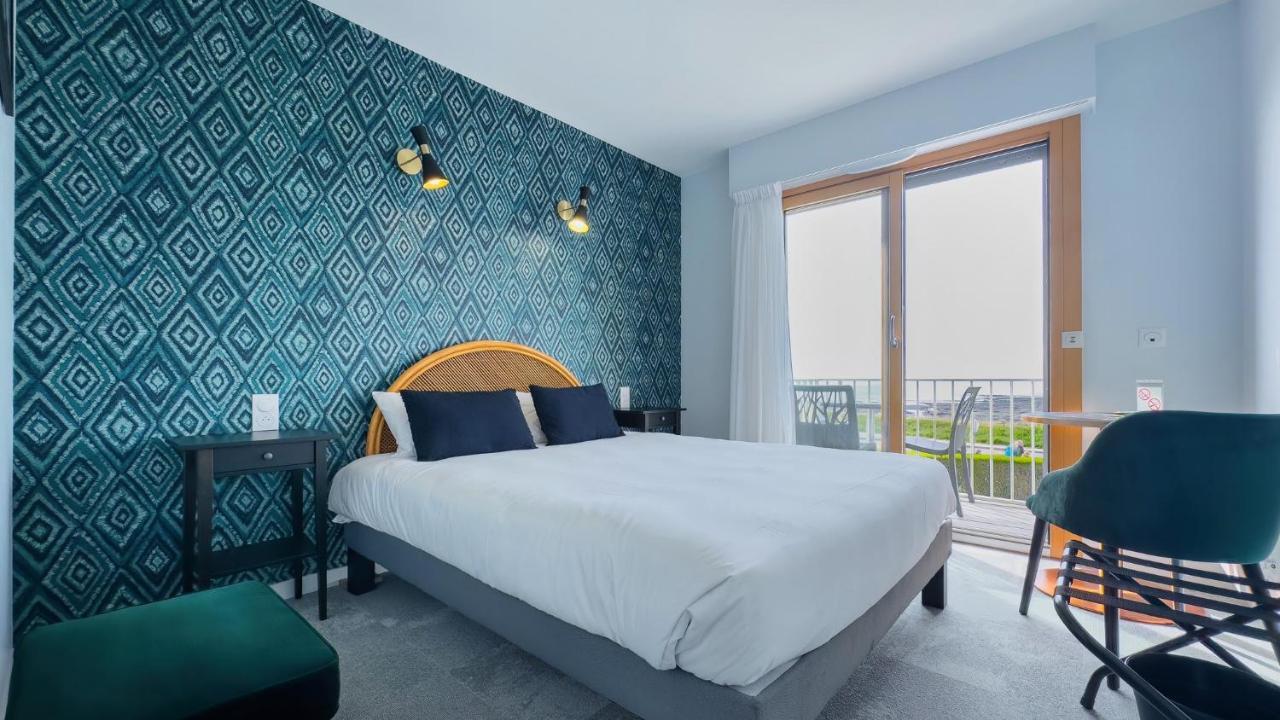 Hotel L'Albatros Damgan Bagian luar foto